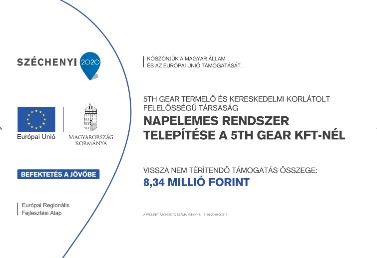 Napelemes rendszer telepítése a 5th Gear Kft-nél